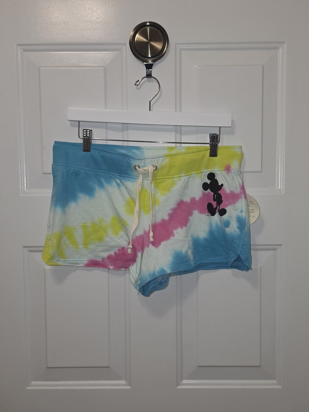 Disney Parks Mickey Mouse Tie Dye Shorts NWT Medium Drawstring